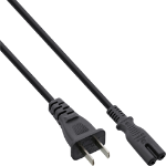 InLine power cable China plug to Euro8 IEC-C7, black, 1.8m