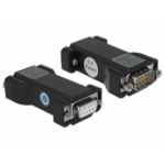 DeLOCK 87687 tussenstuk voor kabels TTL / CMOS RS-232 Zwart