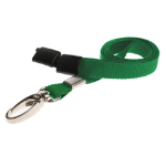 Digital ID 10mm Recycled Plain Light Green Lanyards Lobster Clip (Pack of 100)