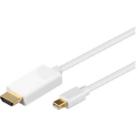 Microconnect MDPHDMI3-4K video cable adapter 3 m Mini DisplayPort HDMI Type A (Standard) White  Chert Nigeria