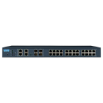 Advantech EKI-7428G-4CPI-AE network switch Managed L2 Gigabit Ethernet (10/100/1000) Power over Ethernet (PoE) 1U Black