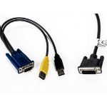 Vertiv Avocent 6-foot 26-pin to VGA target cable