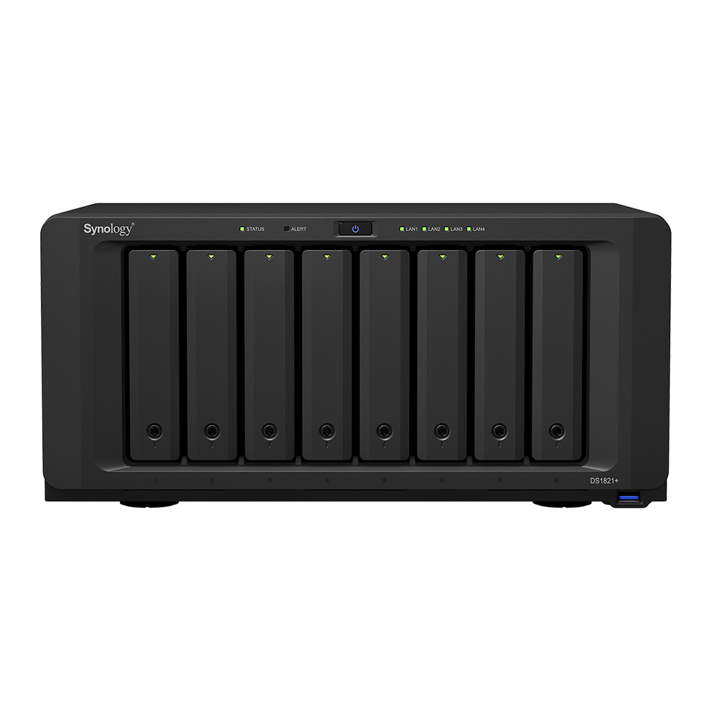 Image of Synology DiskStation DS1821+ NAS Desktop Ethernet LAN Black V1500B