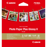 Canon PP-201 Glossy II Photo Paper Plus 5x5" - 20 Sheets
