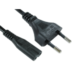 Cables Direct Euro - C7 3m Black C7 coupler