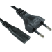 Cables Direct Euro - C7 3m Black C7 coupler