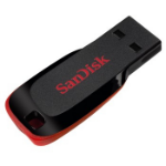 SanDisk Cruzer Blade USB-sticka 64 GB USB Type-A 2.0 Svart, Röd