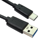 Cables Direct 1M USB AM-CM 10Gbps 3A Antimicrob