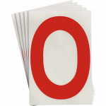 Brady TS-152.40-514-O-RD-20 self-adhesive symbol 20 pc(s) Red Letter