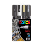 POSCA PC-5M, Water-Based Paint Markers (4 Pack)