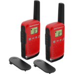 Motorola TALKABOUT T42 two-way radio 16 channels Black,Red