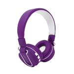 Necnon ON-EAR NBH-05 Auriculares Inalámbrico y alámbrico Diadema Llamadas/Música MicroUSB Bluetooth Púrpura