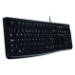 Logitech K120 Corded keyboard USB QWERTZ Swiss Black