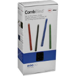 GBC BINDING COMBS 12MM BLACK PACK 100