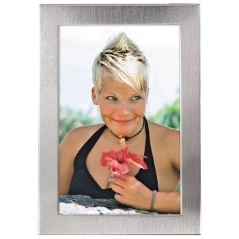 Image of Hama Metal Portrait Frame Davos - Metal - Silver - 10 x 15 cm