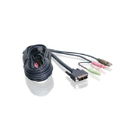 iogear G2L7D02UI KVM cable 1.8 m Black