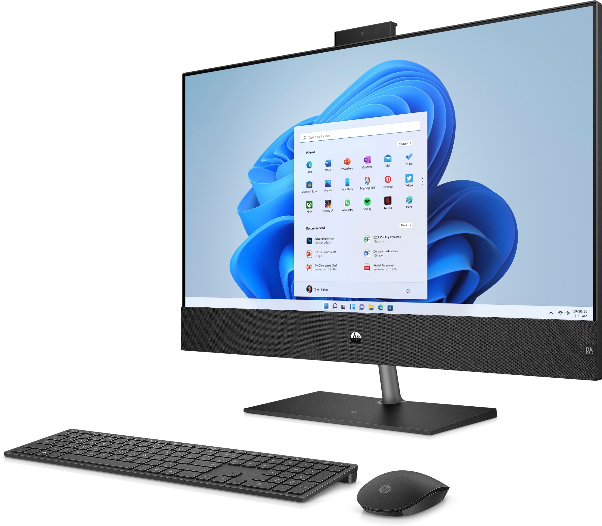 HP Pavilion 32 -b0009na Intel® Core™ i5 80 cm (31.5") 3840 x 2160 pixels 8 GB DDR4-SDRAM 512 GB SSD All-in-One PC NVIDIA® GeForce® GTX 1650 Windows 11 Home Wi-Fi 6 (802.11ax) Black