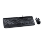 Microsoft Wired Desktop 600 keyboard USB QWERTY UK English Black