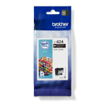 Brother LC-424BK Ink cartridge black, 750 pages ISO/IEC 19752 for Brother DCP-J 1200