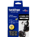 Brother LC38BK2PK ink cartridge 2 pc(s) Original Photo black