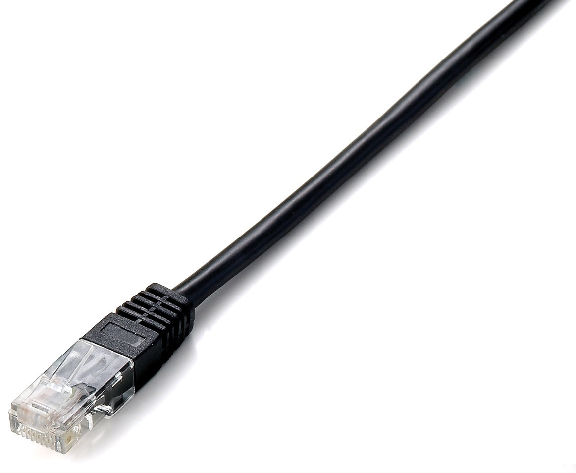 Photos - Cable (video, audio, USB) Equip Cat.5e U/UTP Patch Cable, 7.5m , Black 825455 