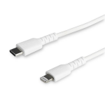 StarTech.com RUSBCLTMM1MW mobile phone cable White 39.4" (1 m) USB C Lightning