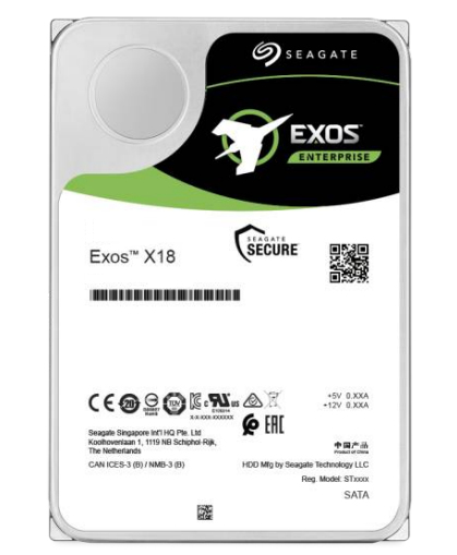 ST10000NM020G SEAGATE Exos X18 ST10000NM020G - hard drive - 10 TB - SATA 6Gb/s