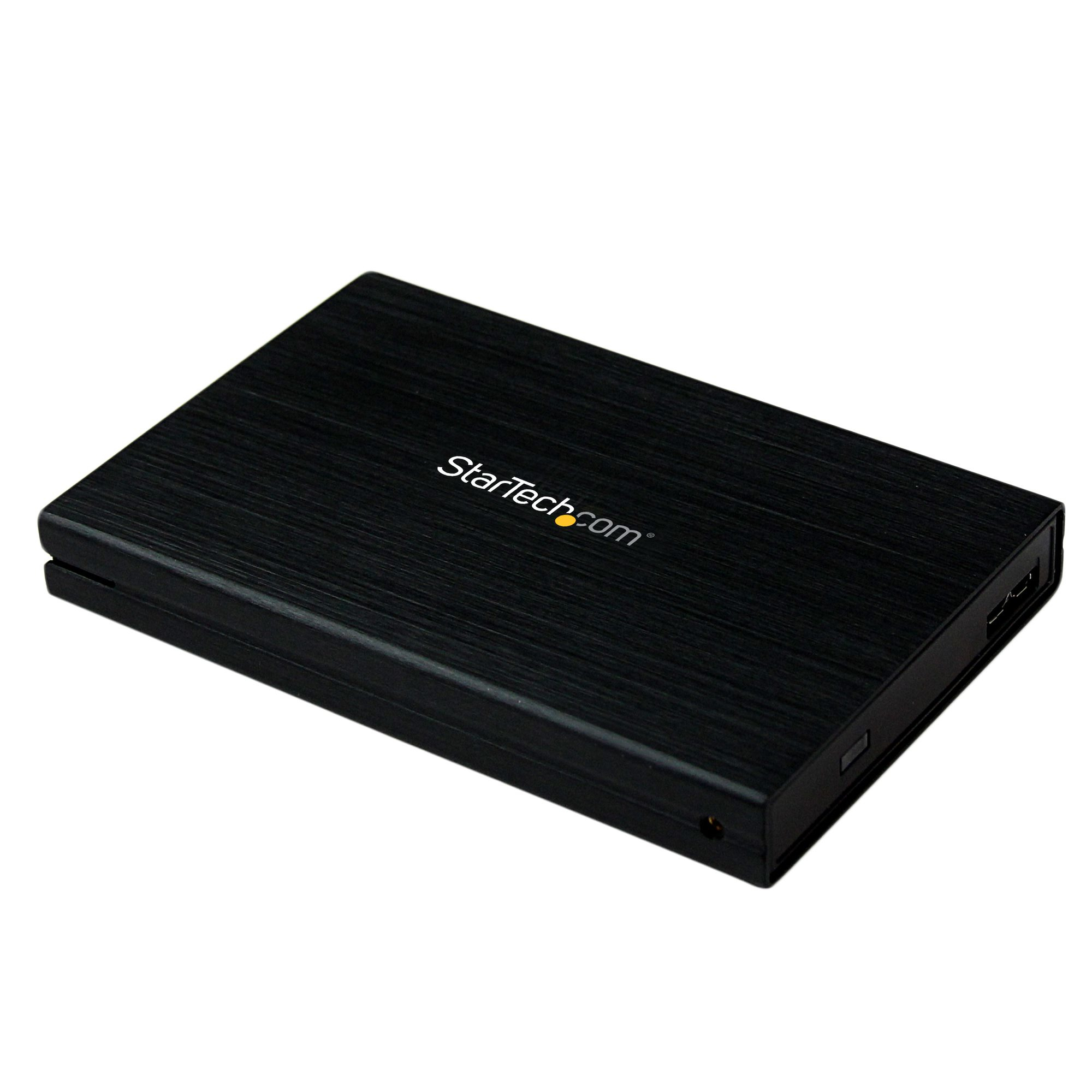 Image of StarTech.com 2.5in Aluminum USB 3.0 External SATA III SSD Hard...