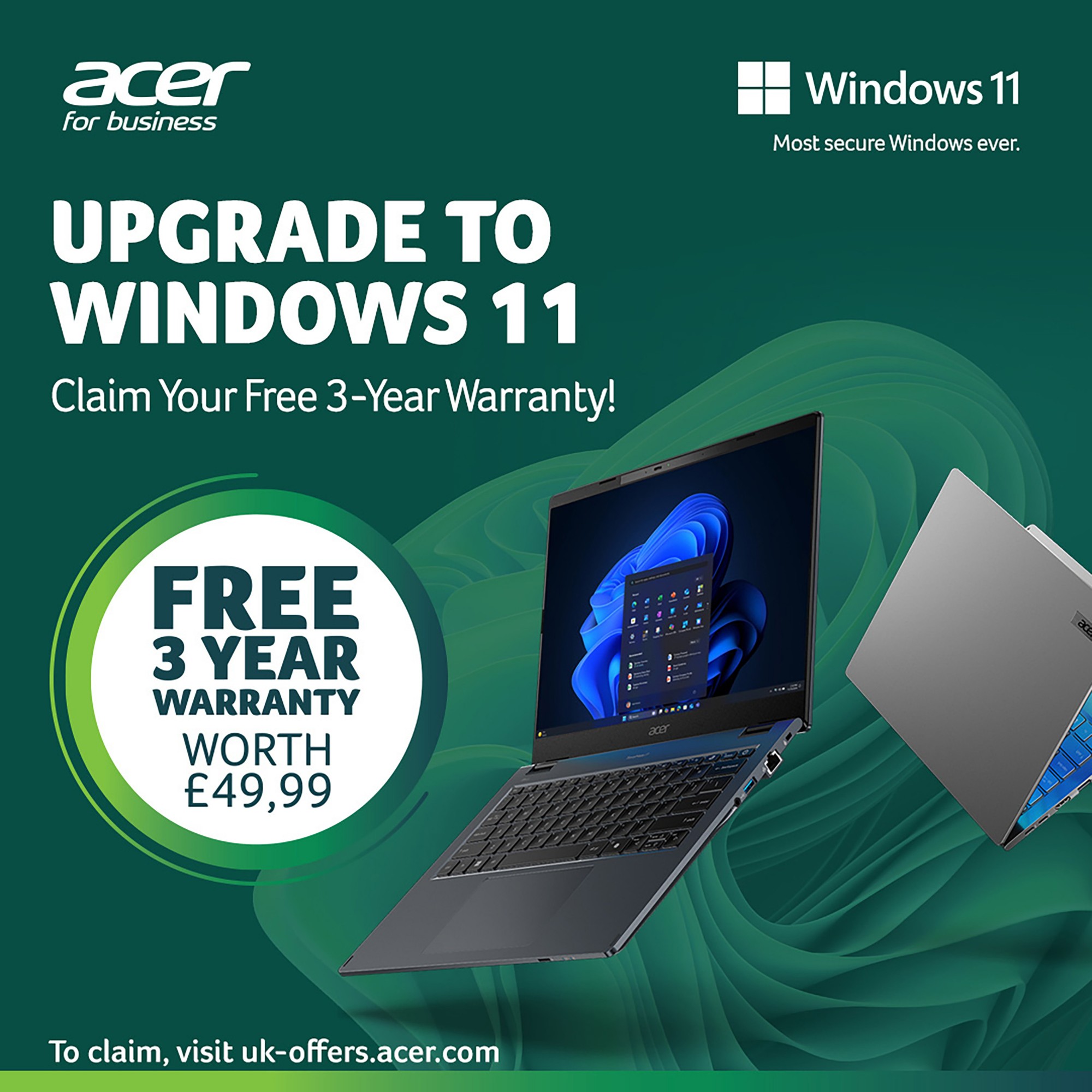 Acer TravelMate X4 14 AI Copilot+ PC (TMX414-51) - Intel Core Ultra 7, 16GB RAM, 512GB SSD, 120Hz 14" WUXGA display, Windows 11