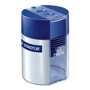 Image of Staedtler 512 001 pencil sharpener Manual pencil sharpener Blue,...