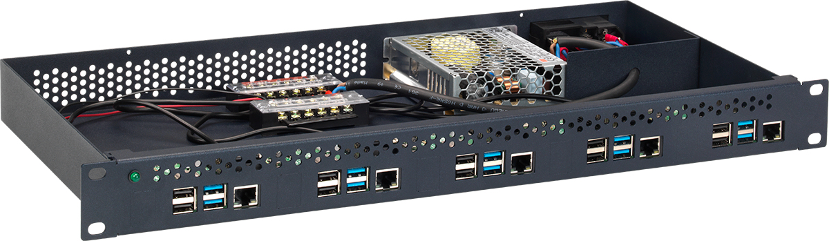 Rackmount.IT RM-PI-T1 mounting kit Black