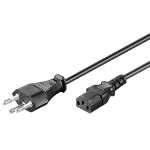 Microconnect PE160418 power cable Black 1.8 m Power plug type J C13 coupler