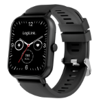 LogiLink Smartwatch "Edge", 1.83" Screen, IP68 waterproof, black