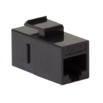 FDL CAT.6 KEYSTONE PASS THROUGH COUPLER MODULE - BLACK