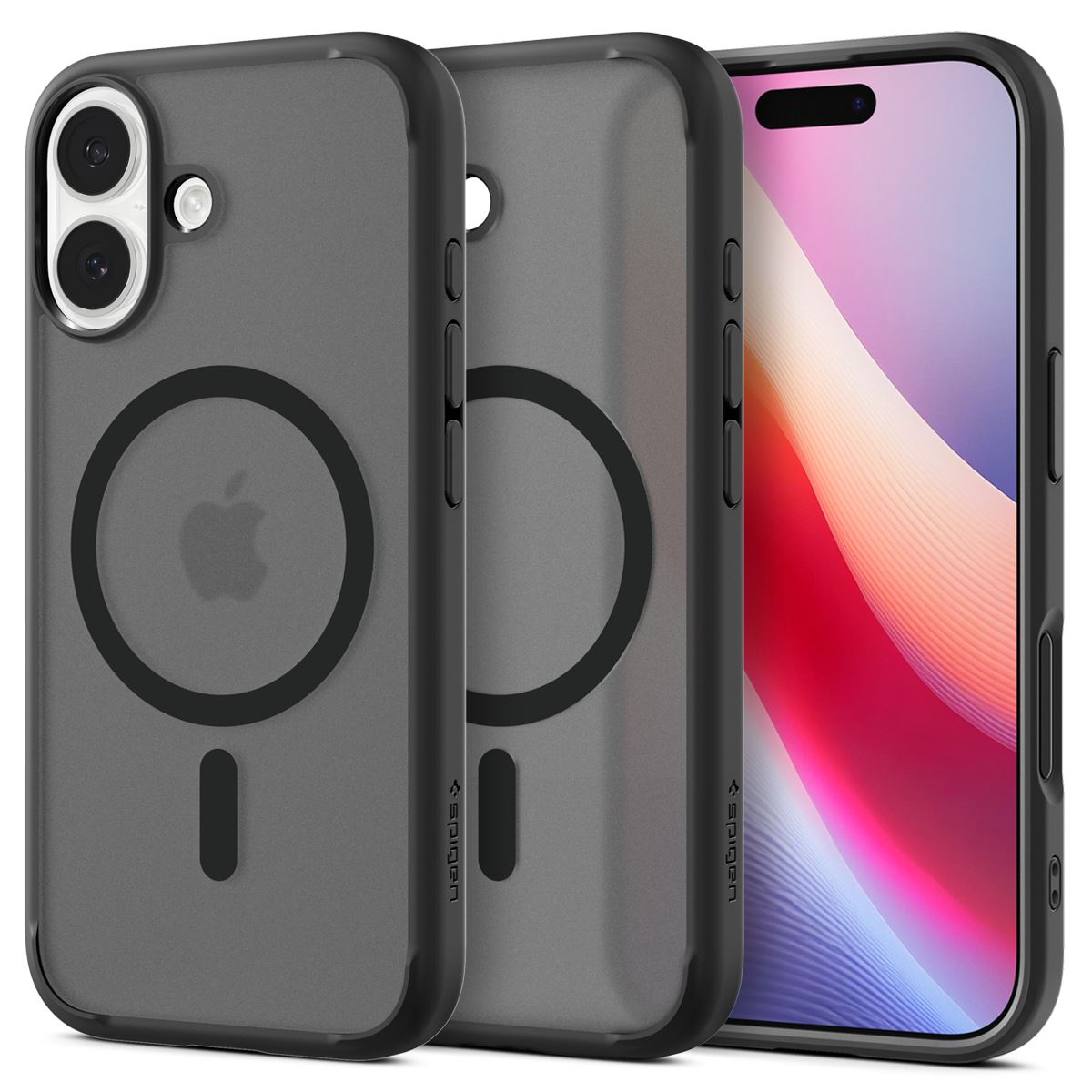 Spigen Ultra Hybrid (MagFit) iPhone 17 Case Frost Black