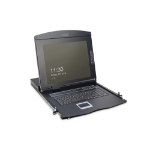 Digitus 17" LCD KVM Console, 8-Port VGA, US Keyboard