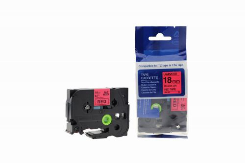 CTS Compatible Brother P Touch TZe-441 Black on Red also for TZ-441 Label Cassette