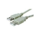 Microconnect USBAA1 USB cable 1 m USB 2.0 USB A Grey