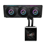 ASUS ROG Strix SLC IV 360 ARGB LCD Processor Liquid cooling kit 12 cm Black 1 pc(s)