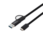 Microconnect USB3.1CCA1 USB-kabel USB 3.2 Gen 1 (3.1 Gen 1) 1 m USB C Zwart
