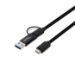 Microconnect USB3.1CCA1 USB cable USB 3.2 Gen 1 (3.1 Gen 1) 1 m USB C Black