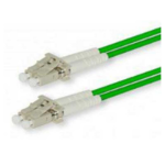 FDL 3M OM3/4 50/125 LC-LC DLX FIBRE OPTIC CABLE - AQUA GREEN