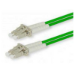 FDL 3M OM4 50/125 LC-LC DLX FIBRE OPTIC CABLE - AQUA GREEN