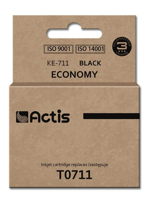 Actis KE-711 ink (replacement for Epson T0711/T0891/T1001; Standard; 15 ml; black)