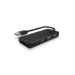 ICY BOX IB-HUB1423CR-U3 USB 3.2 Gen 1 (3.1 Gen 1) Type-A 5000 Mbit/s Black