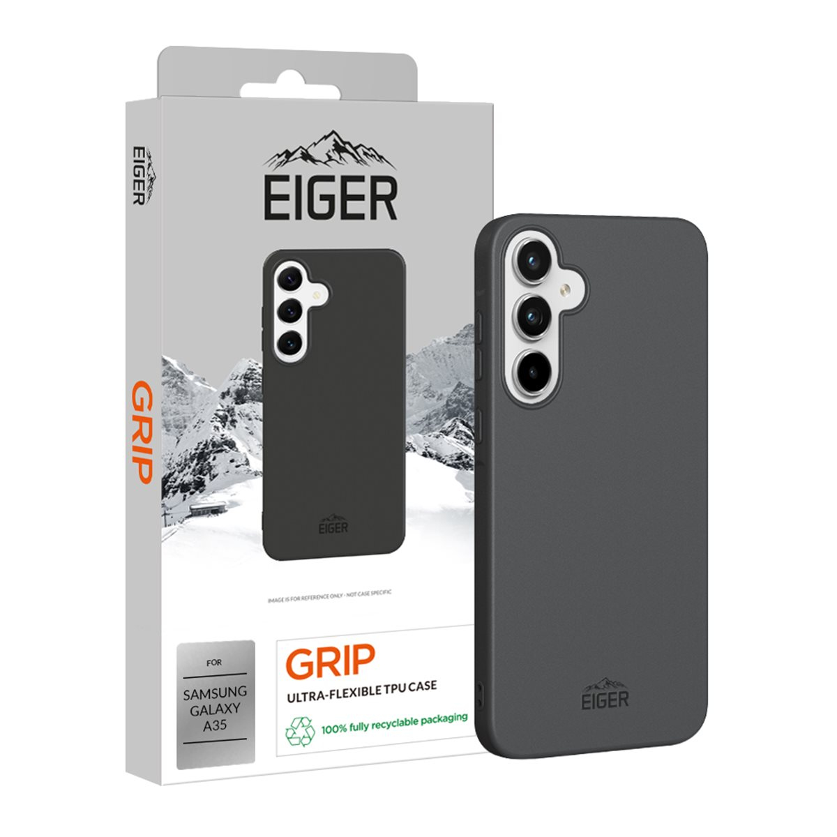 EIGER EGCA00576 mobile phone case 16.8 cm (6.6") Cover Black