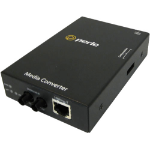 Perle Fast Ethernet, 100Base-TX - 100Base-ZX, 1550nm, single mode, ST, UK Power Cord