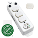 Tripp Lite PS-415-HG-OEMRA surge protector White 4 AC outlet(s) 120 V 179.9" (4.57 m)