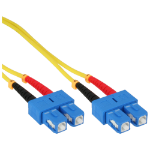 InLine fiber optical duplex cable SC/SC 9/125µm OS2 2m