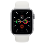 Apple Watch Series 5 smartwatch OLED Silver GPS (satellite)
